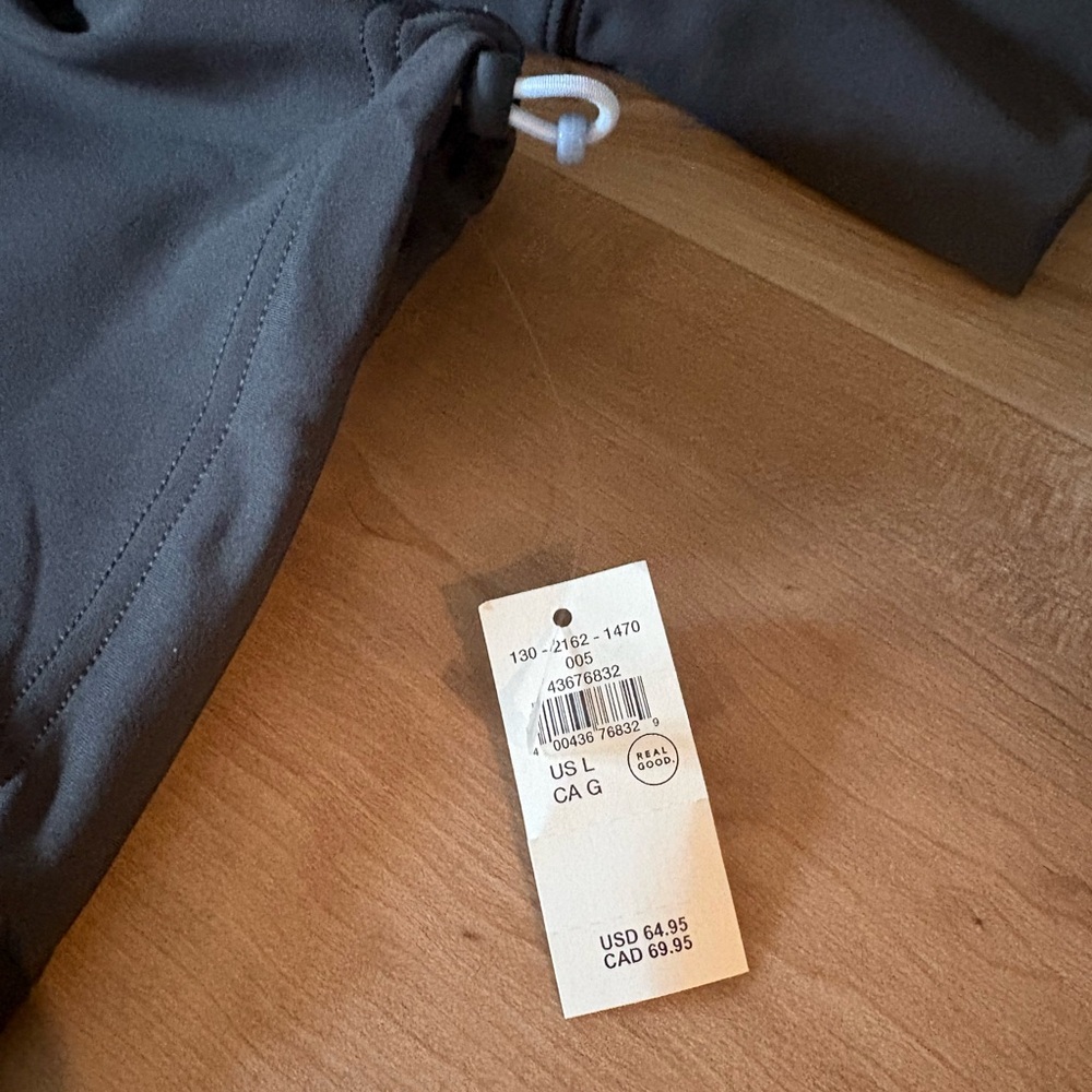 Gray Quarter-Zip Pullover NWT - image 2